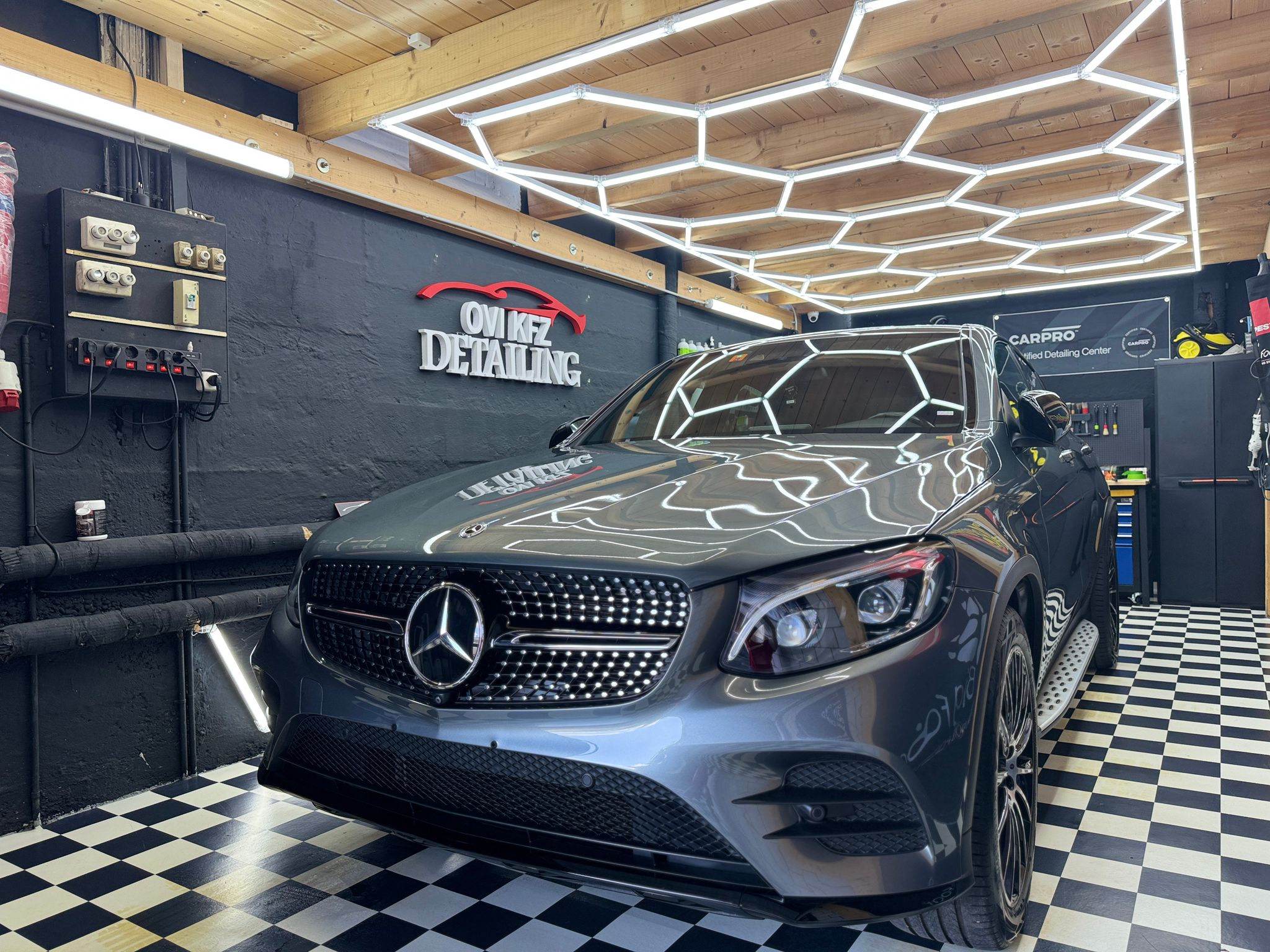 image of vehicles in showroom