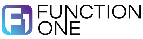 Function One Logo in the horizontal format