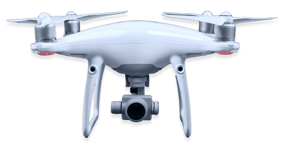 Image of a white drone