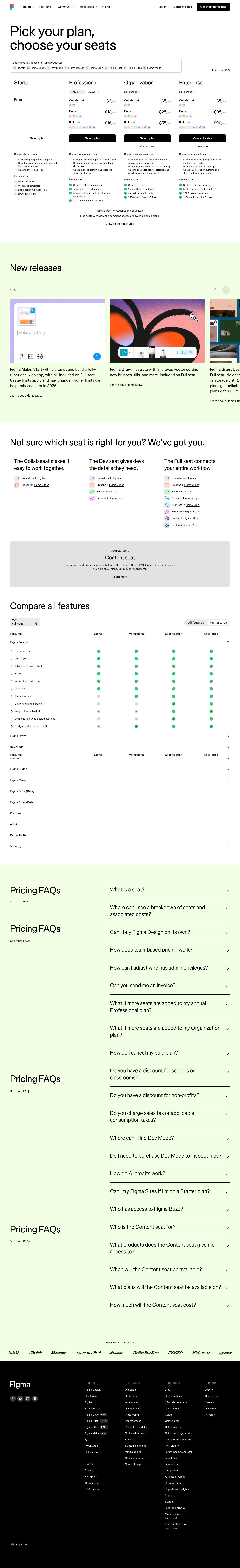 Link to pricing page details