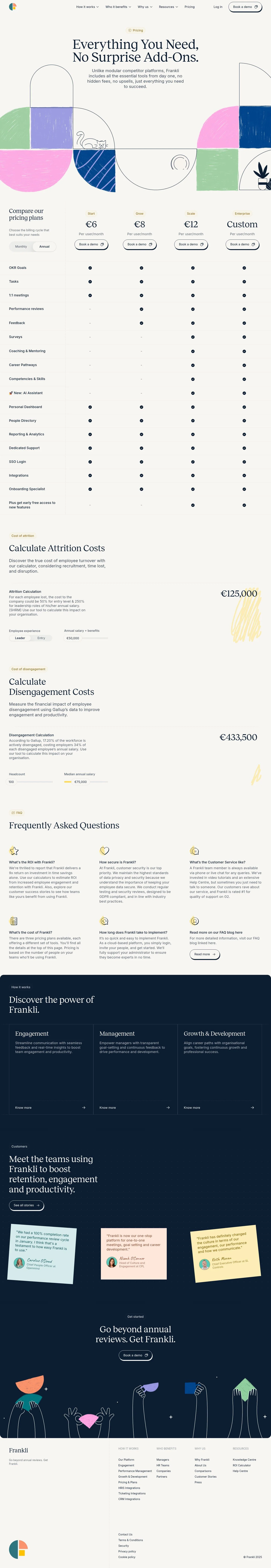 Link to pricing page details
