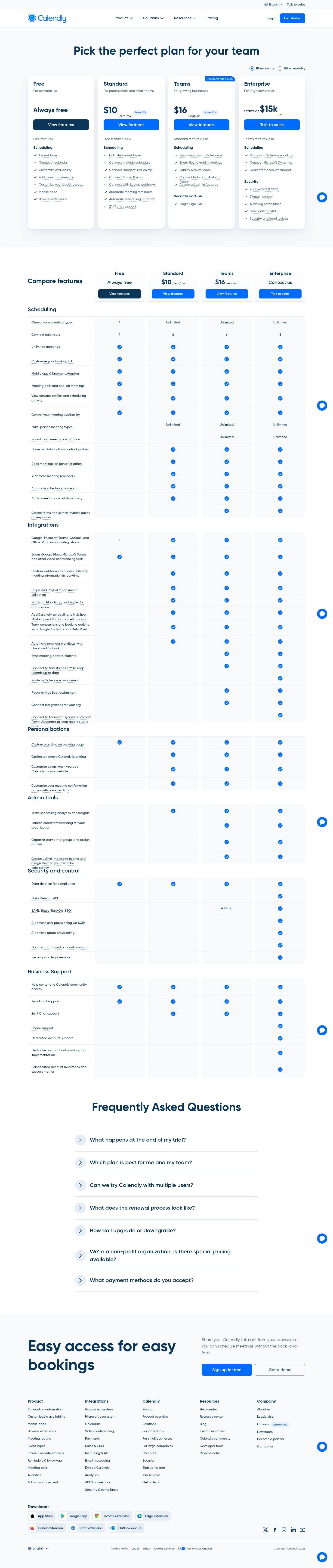 Link to pricing page details