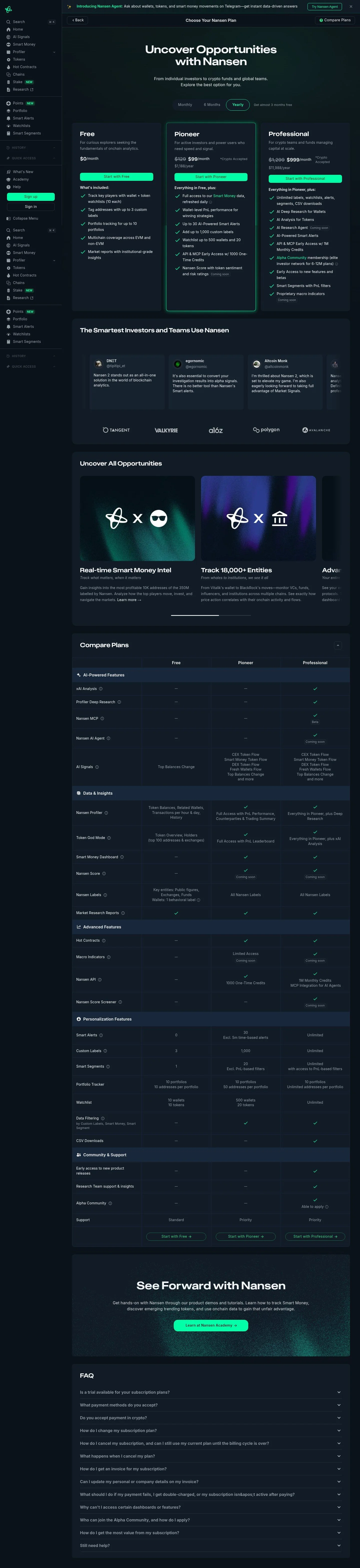 Link to pricing page details