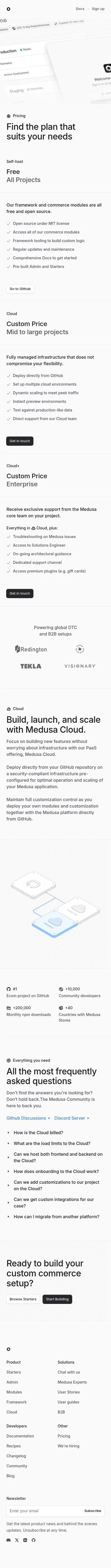 Medusa JS
