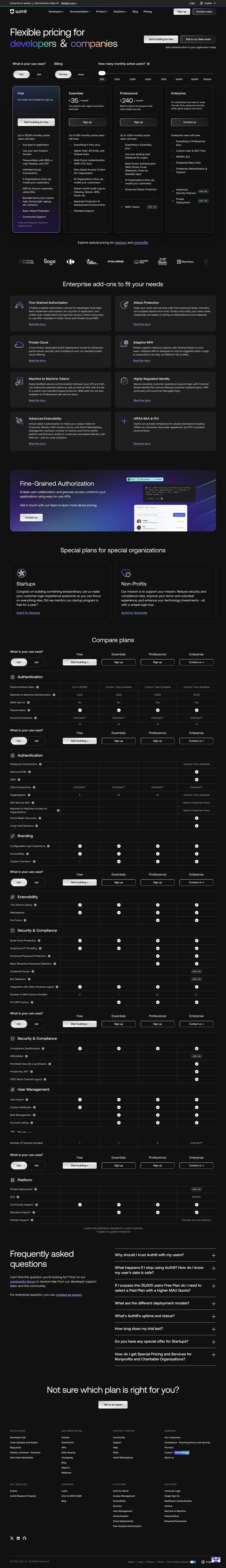 Link to pricing page details
