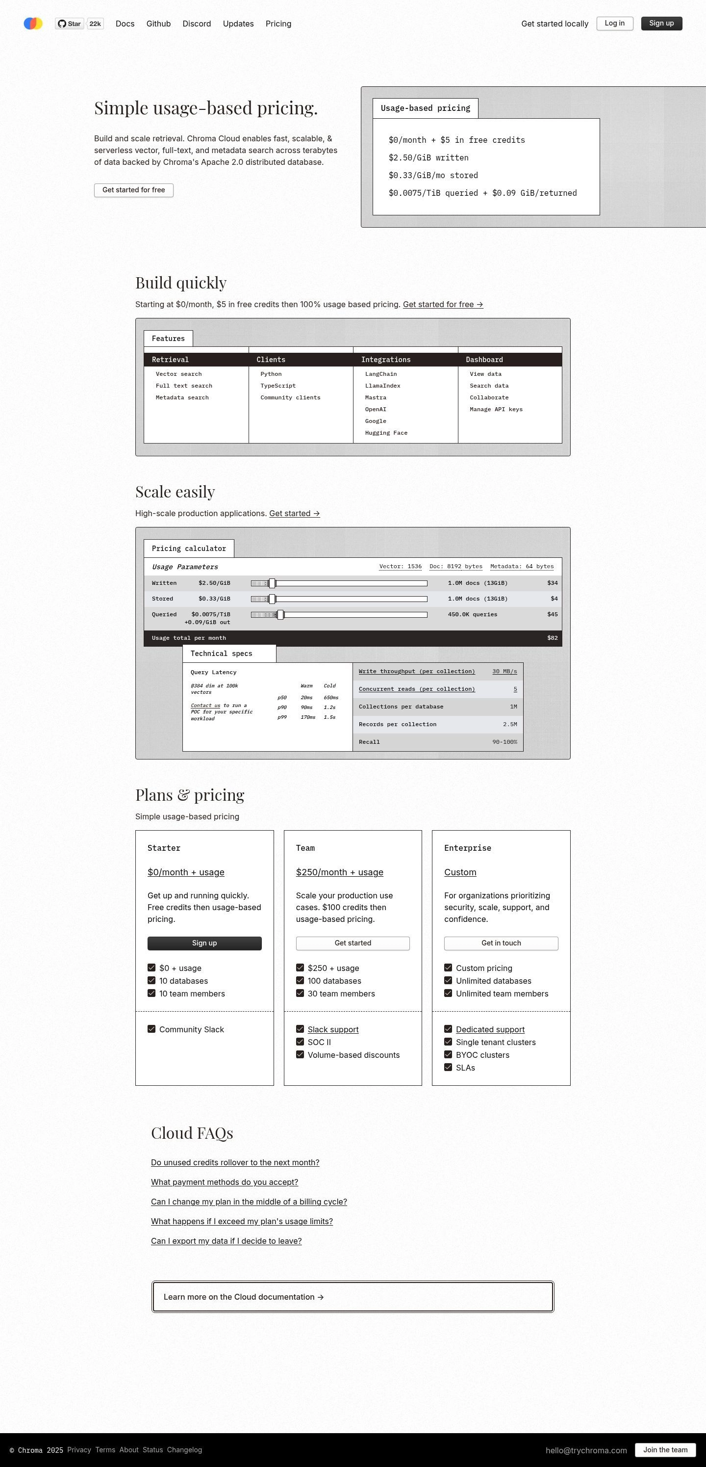 Link to pricing page details