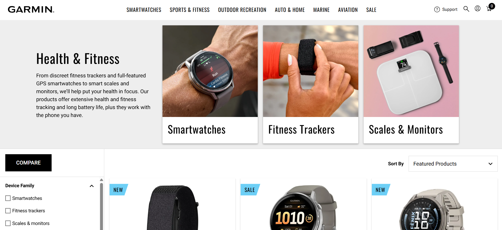 Garmin fitness tracker