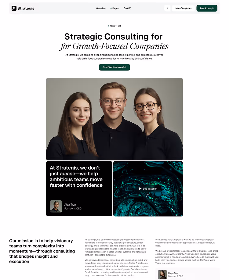 Consulting firm template about2