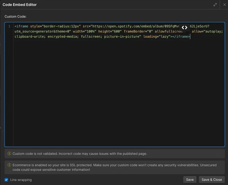 Html editor