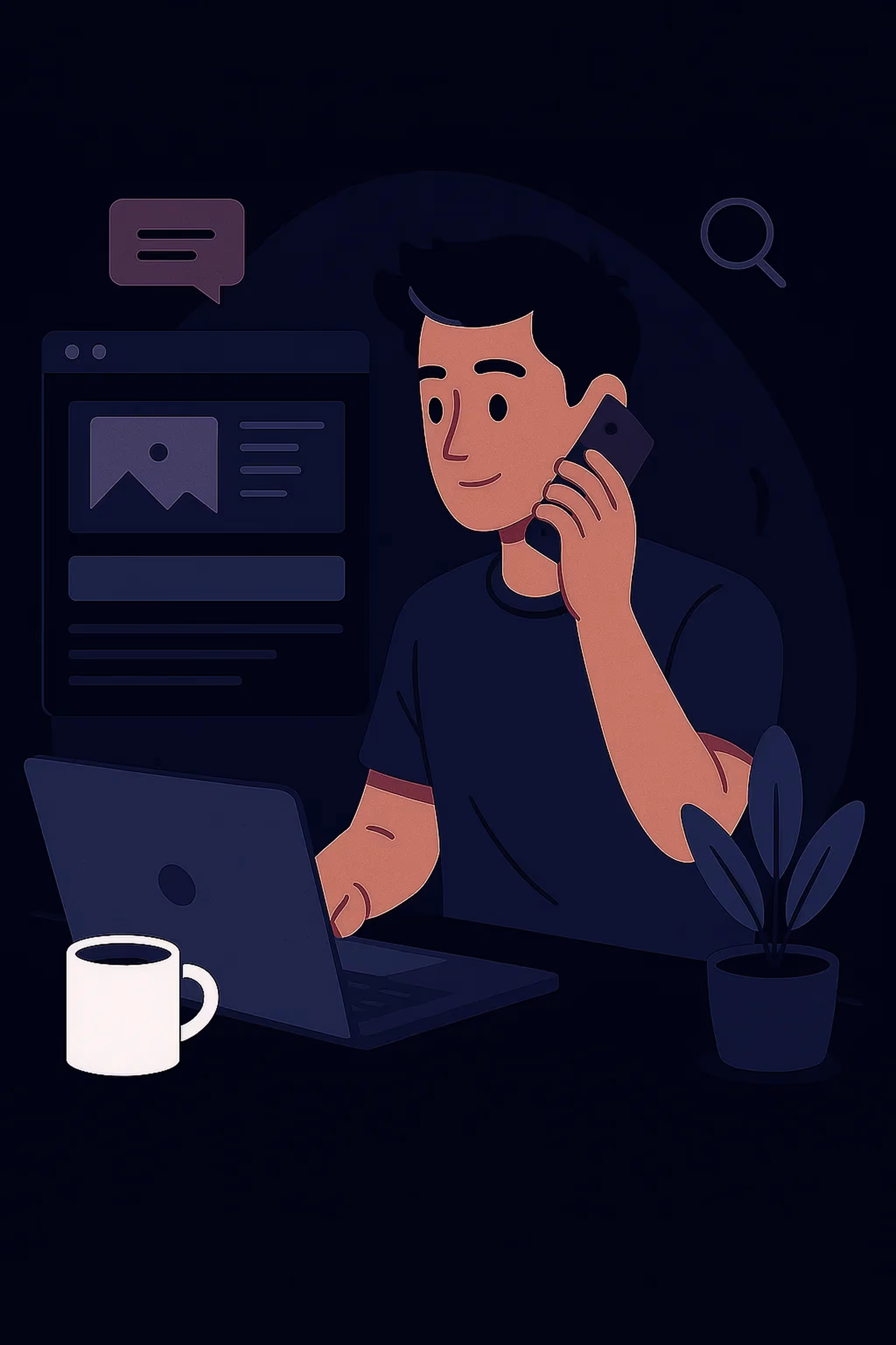 Web designer on call