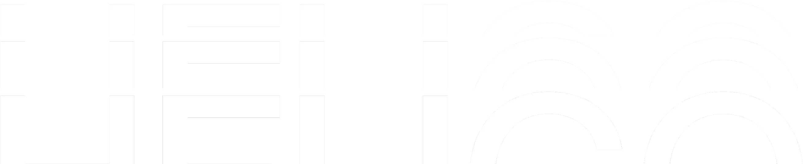 Graphic design spelling the word 'LIFE' in bold white letters on a black background.