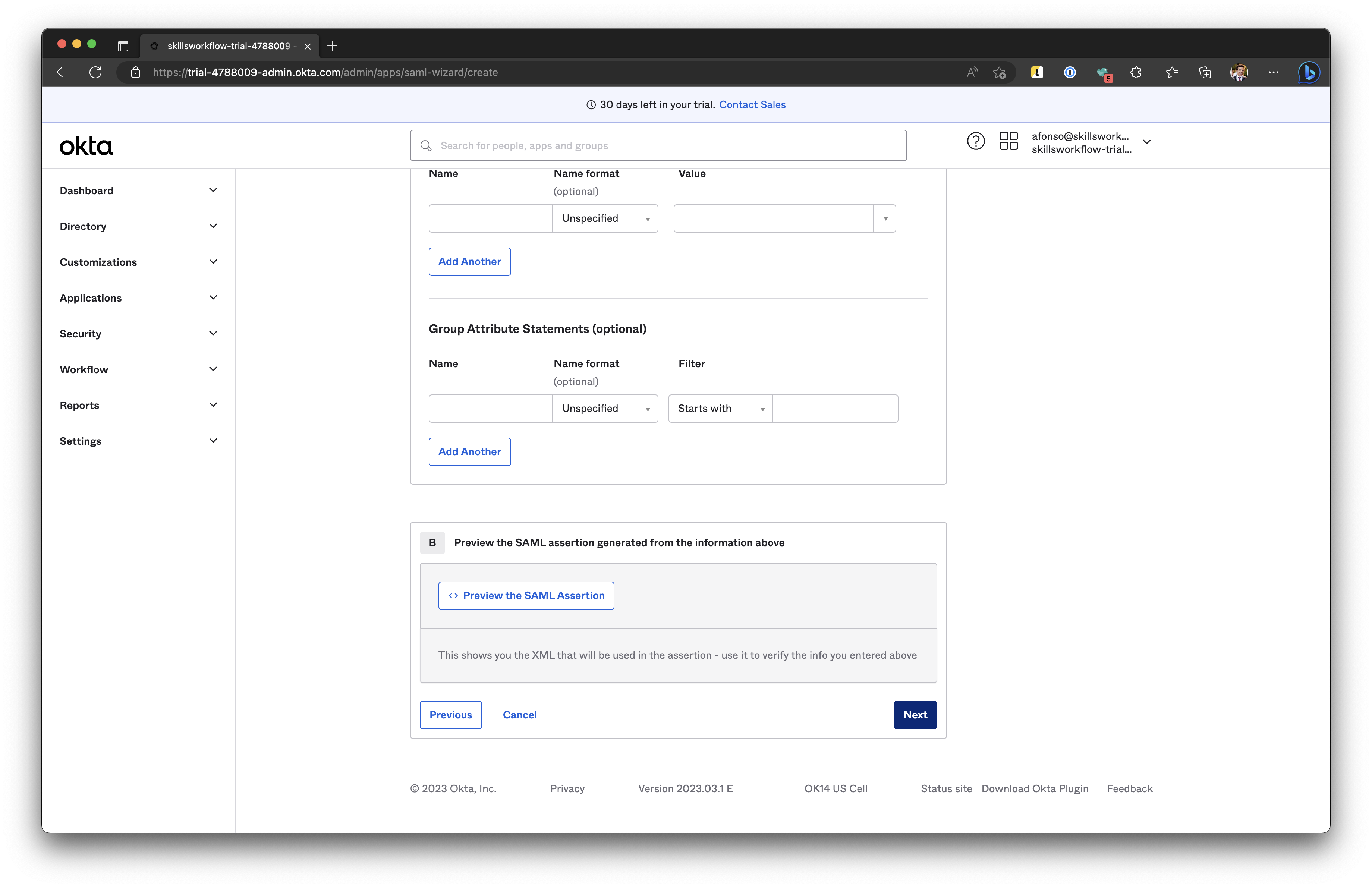 Screenshot shows button to add an App.
