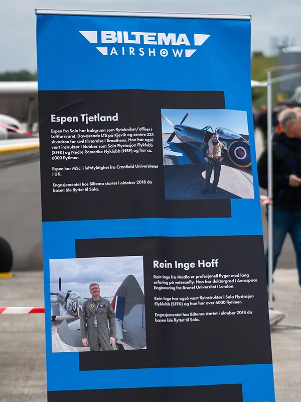 Biltema Airshow roll-up