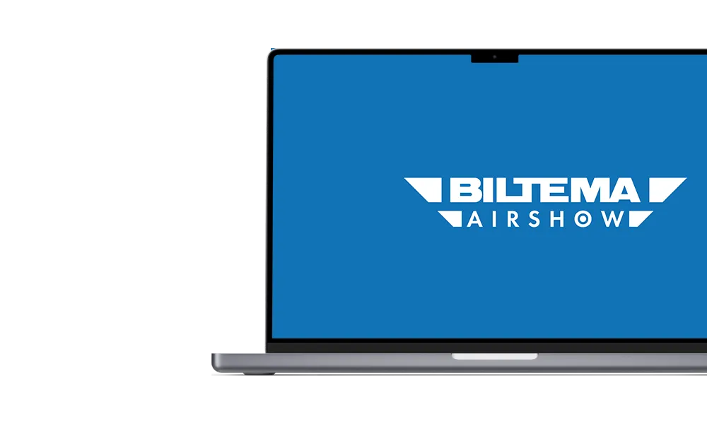 Biltema Airshow logo on a Mac