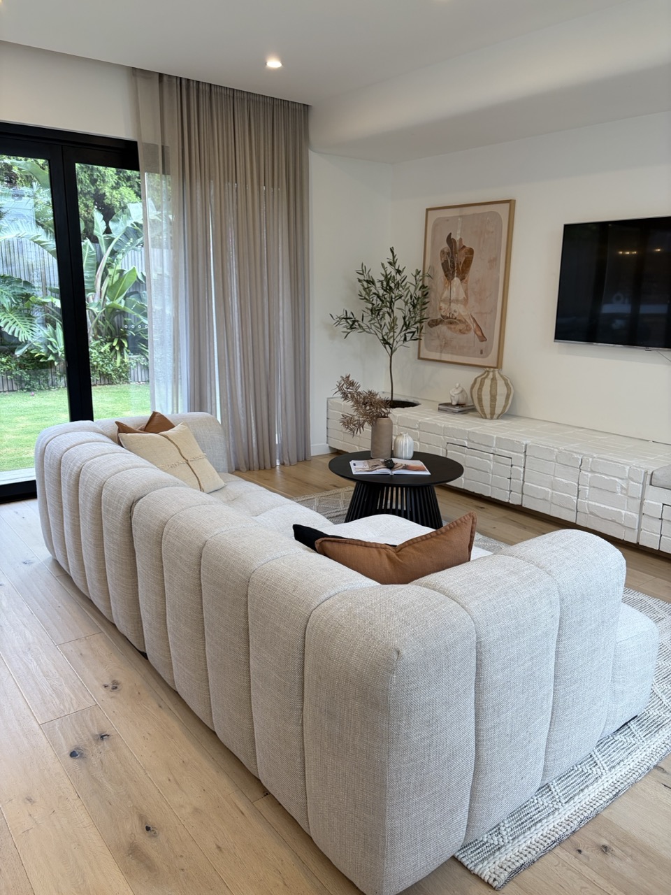 Freshly cleaned living space with natural light.