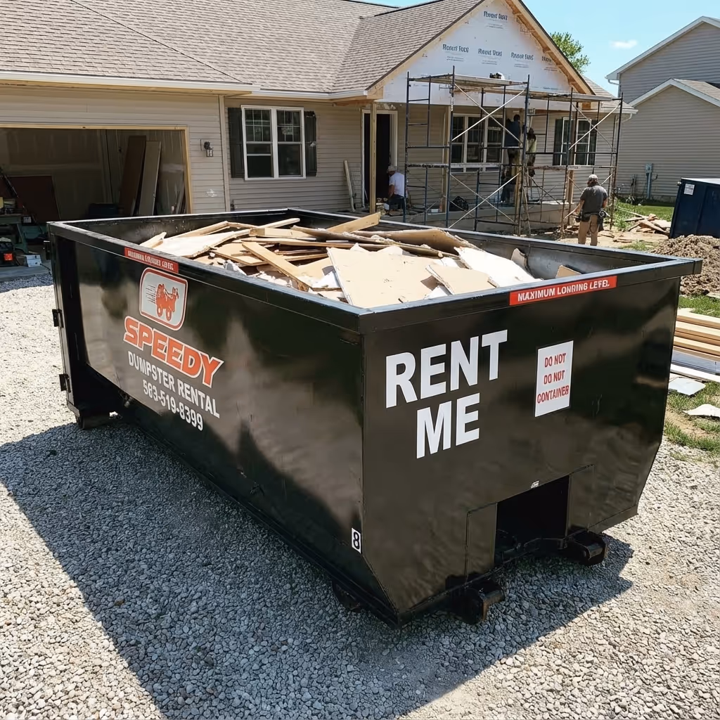 Blue Speedy Dumpster