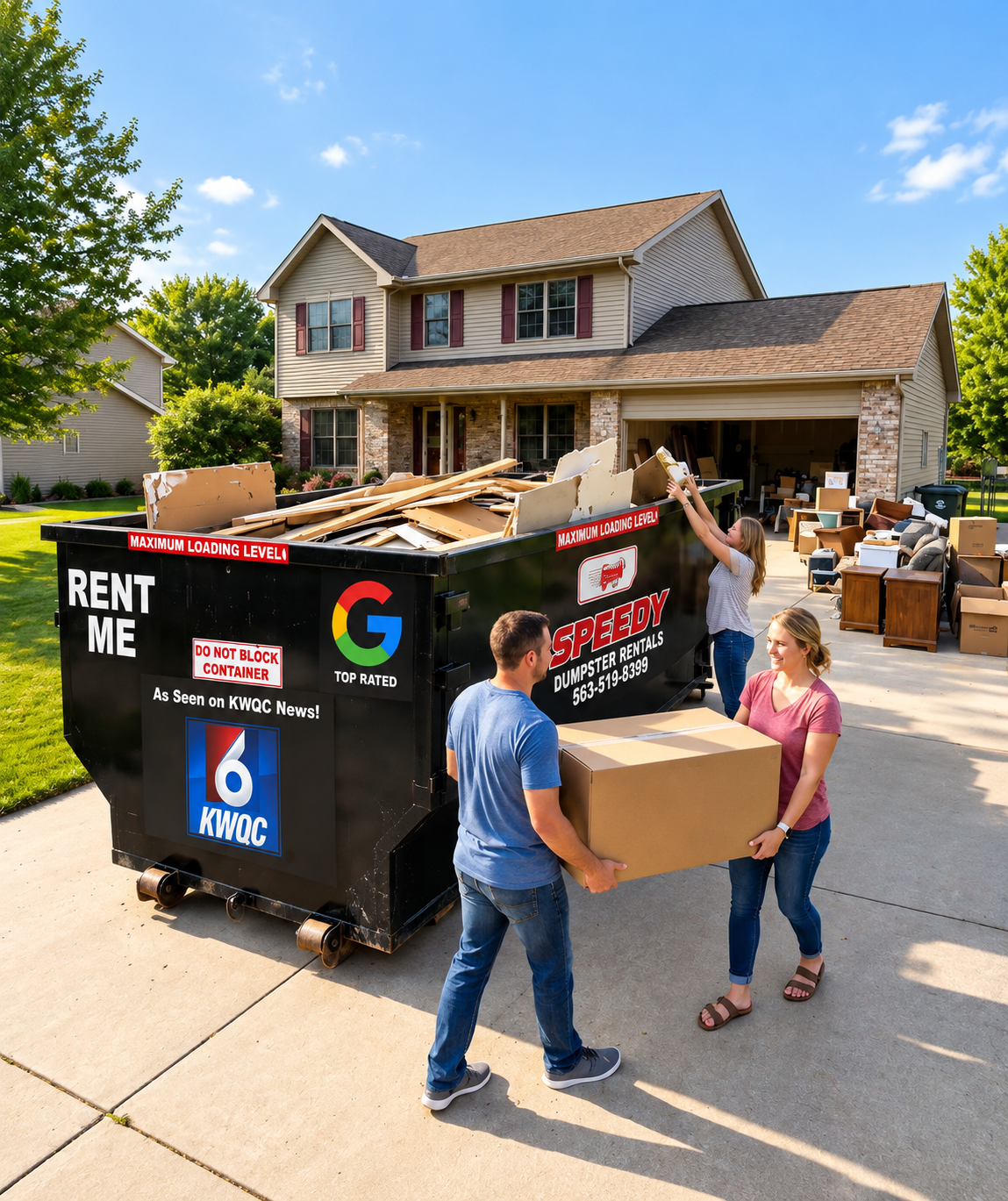 Residential Friendly Dumpsters