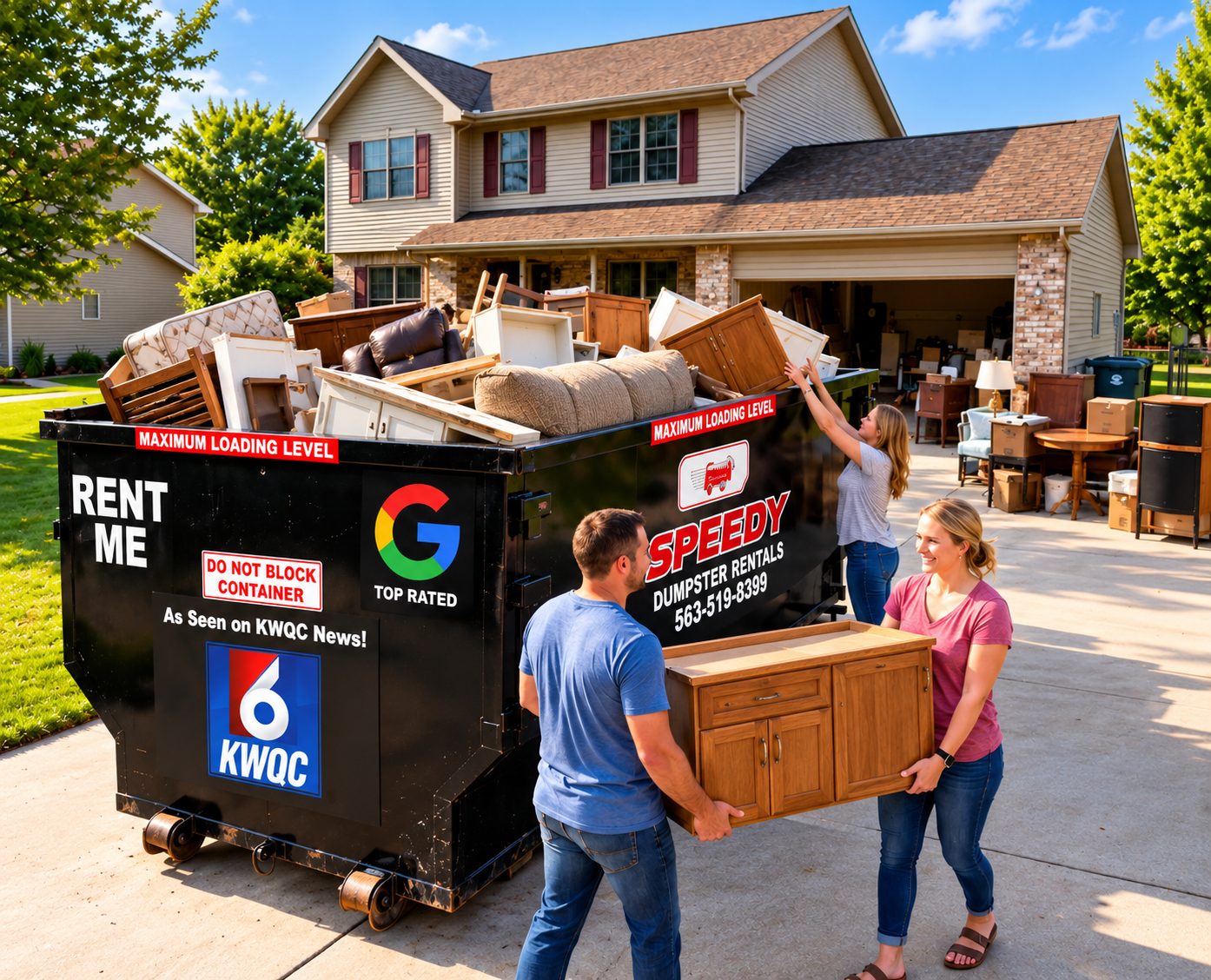 Residential Friendly Dumpsters