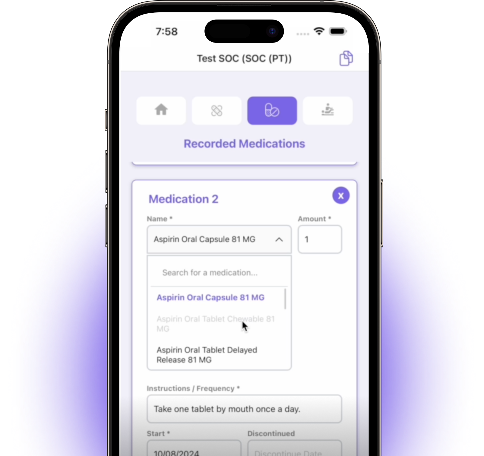 Mockup of Roger Healthcare AI platform interface.