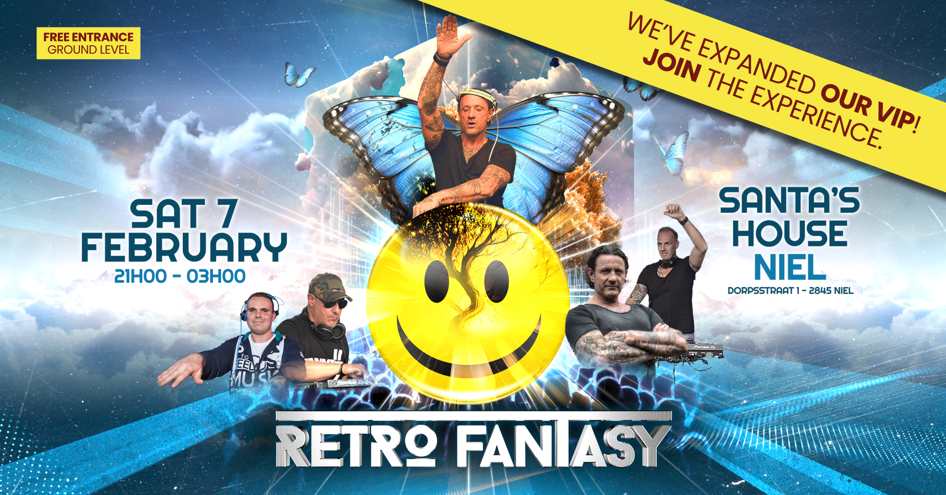 people socializing at a food truck event