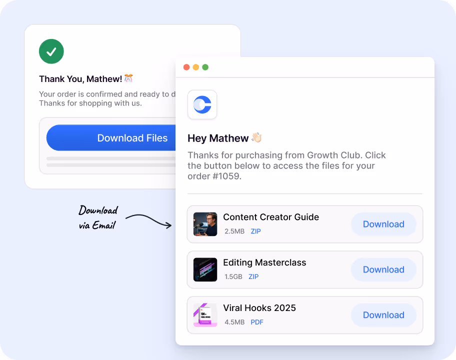 Image showing the gated download feature of filemonk