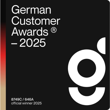 german customer award badge