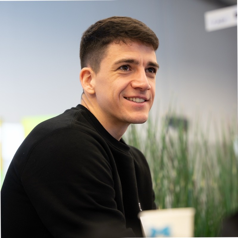 portrait of a man in an office