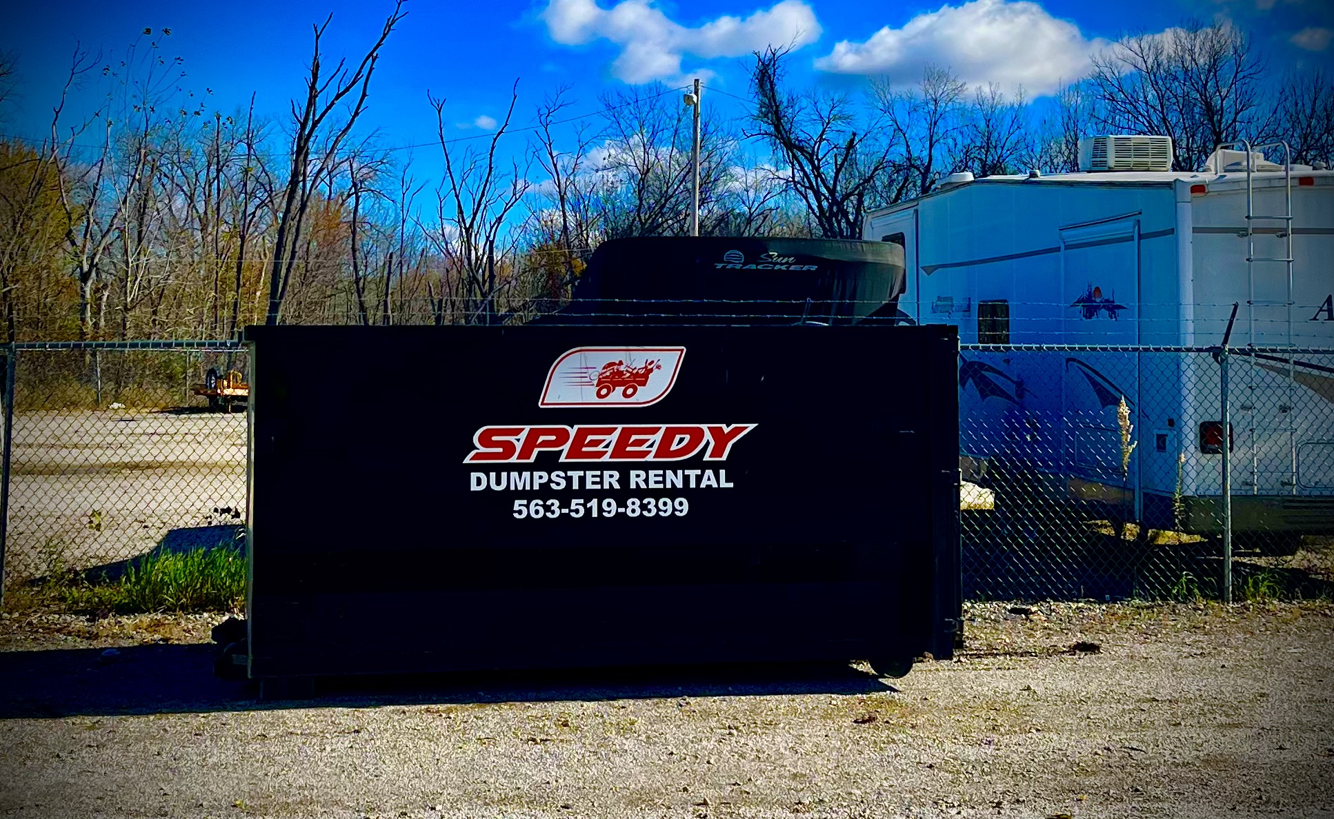 Speedy dumpster rental service 