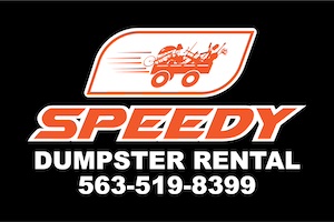 Speedy dumpster rental service