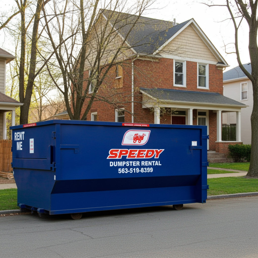 Bettendorf & Pleasant Valley, Iowa Dumpster Service | Speedy Dumpster Rentals LLC