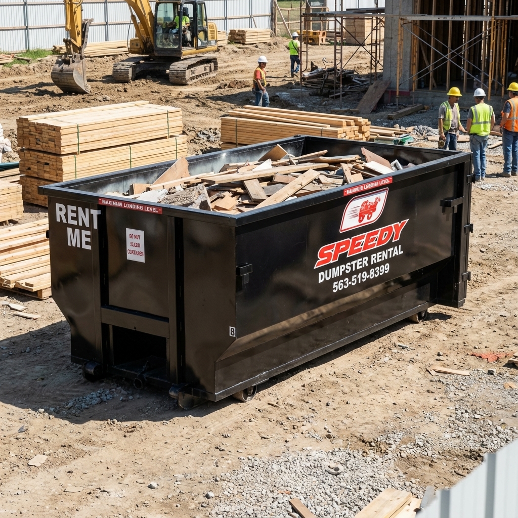 Speedy dumpster rental service 