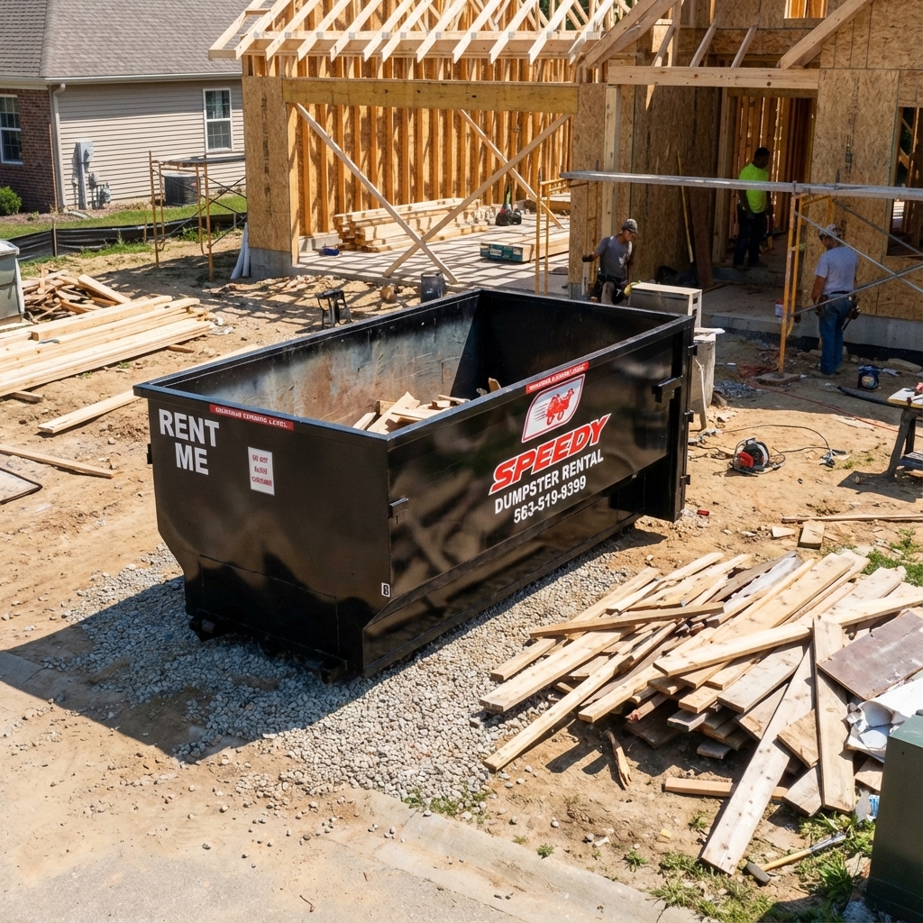 Speedy dumpster rental service 