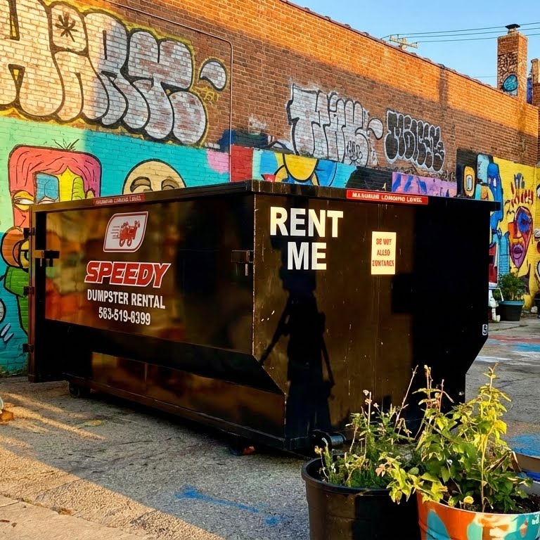 Speedy dumpster rental service 