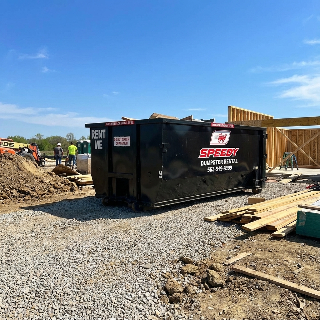 Speedy dumpster rental service 