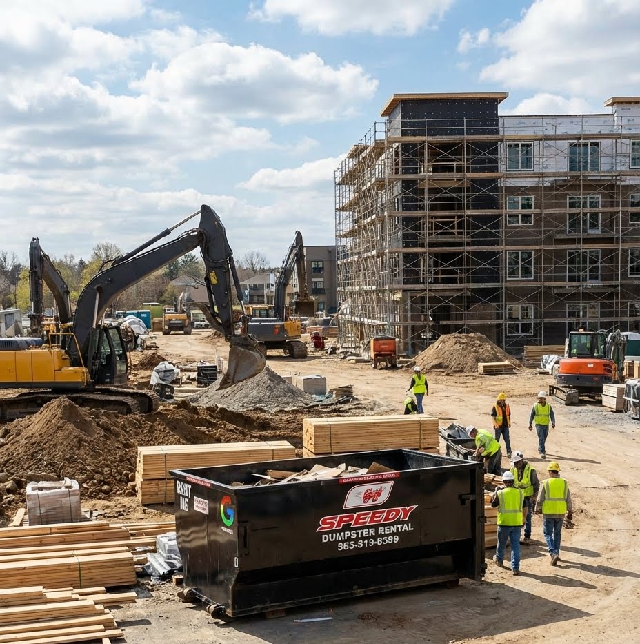 Speedy dumpster rental service 