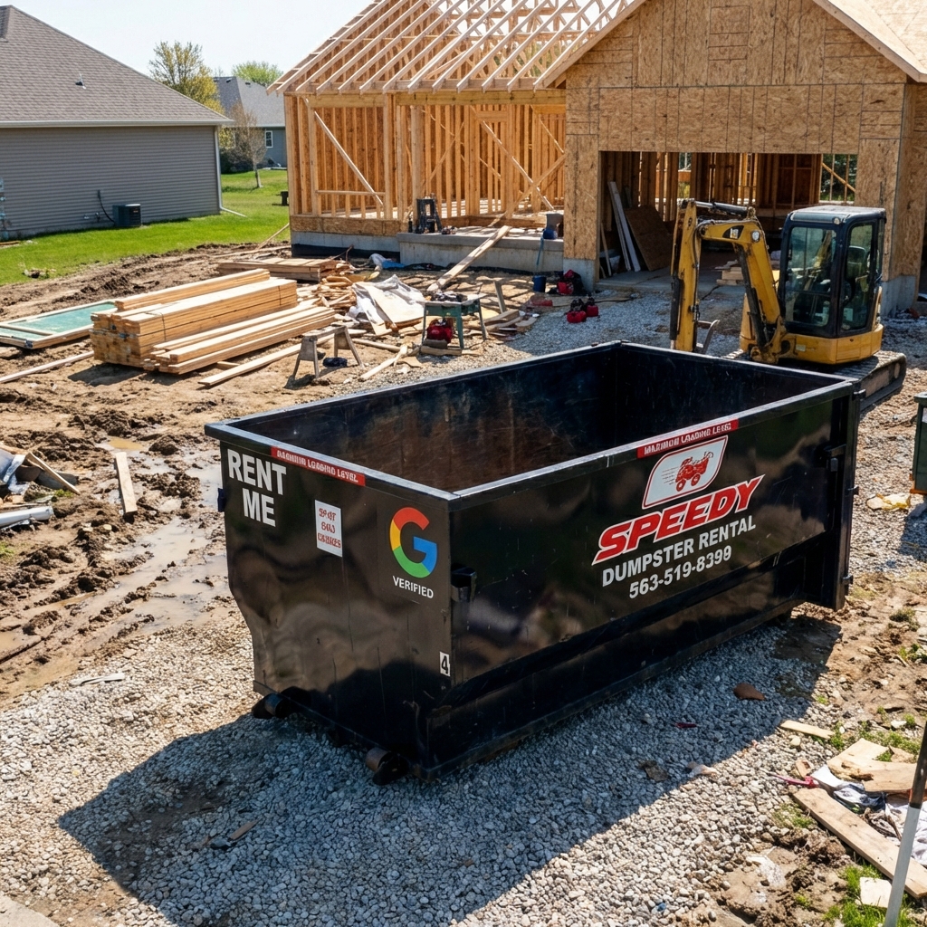 Speedy dumpster rental service 