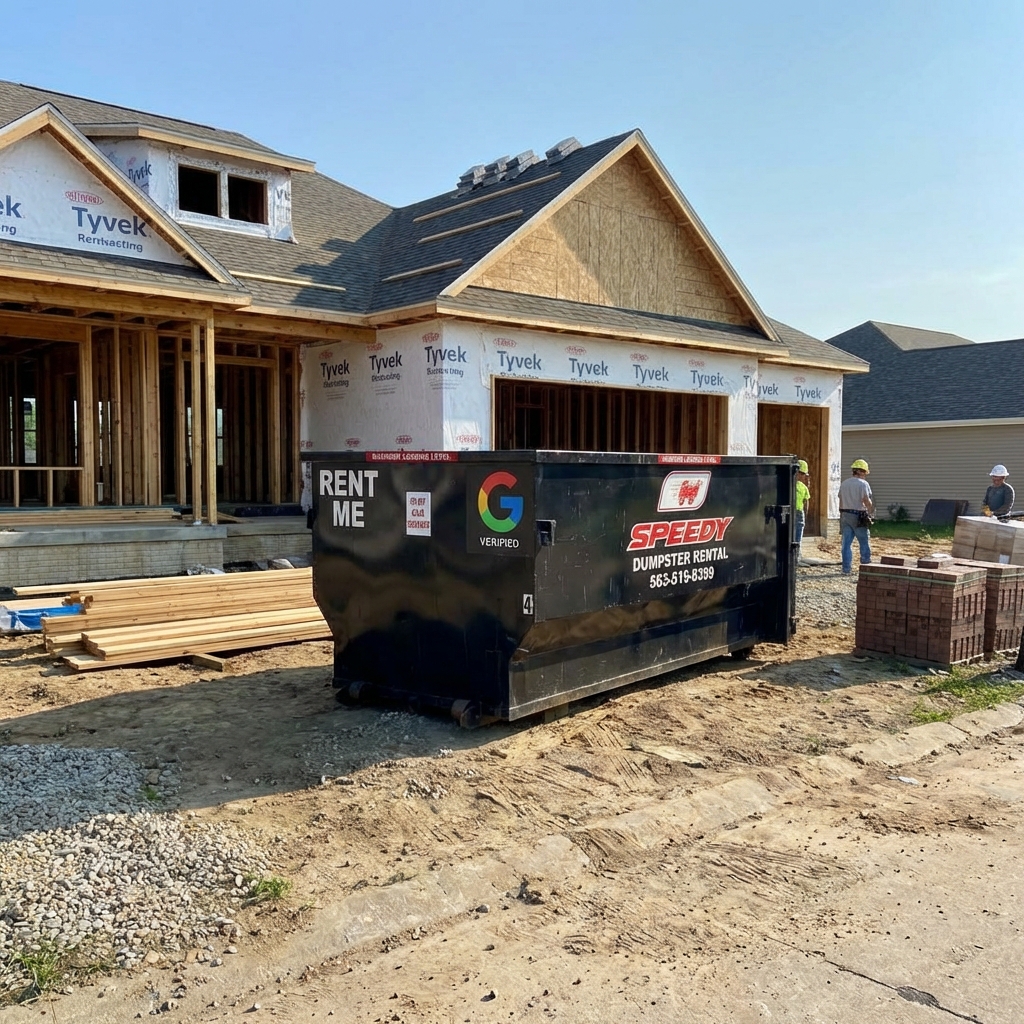Speedy dumpster rental service 