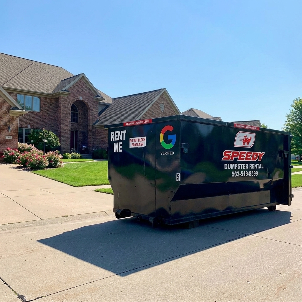 Speedy dumpster rental service 