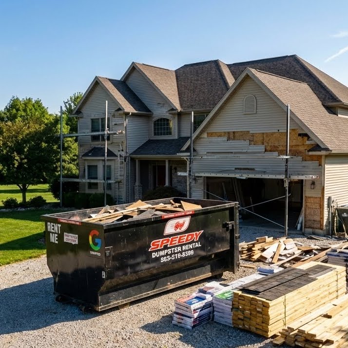 Speedy dumpster rental service 