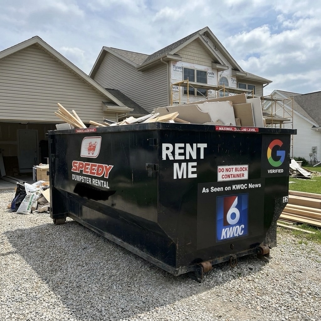 Speedy dumpster rental service