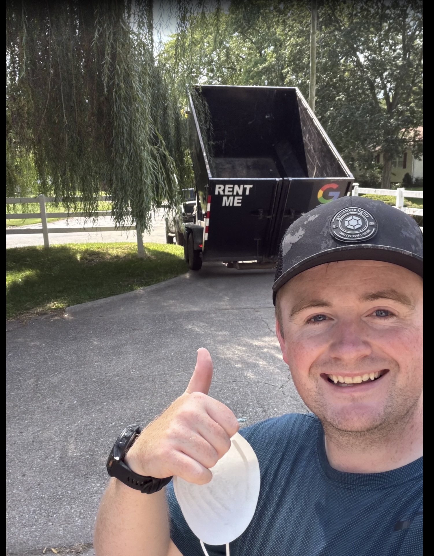 Speedy dumpster rental service