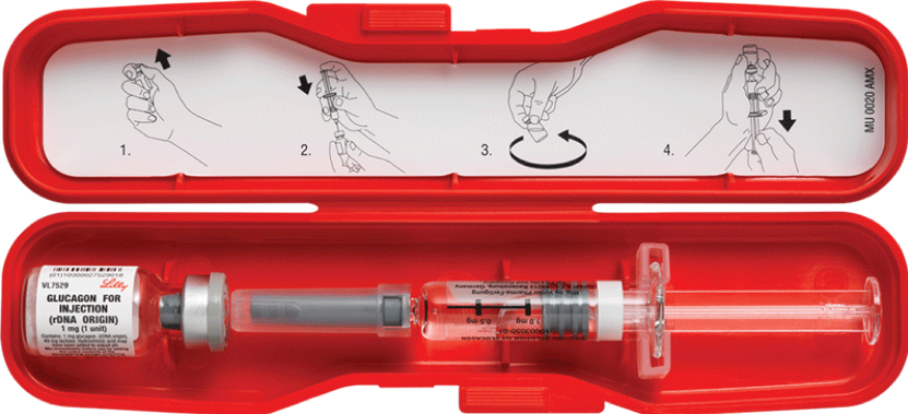 Image result for glucagon kit png