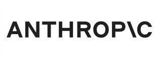 Anthropic wordmark logo in bold black uppercase letters on a white background.