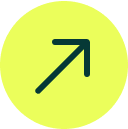 Arrow pointing diagonally upward to the right inside a yellow-green circle.