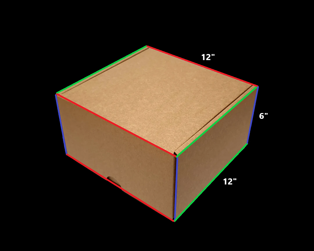 box with dimensions