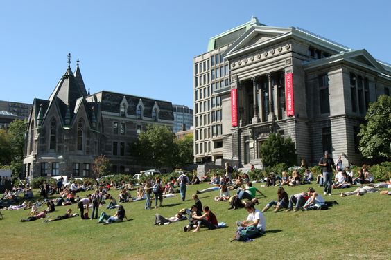 Students at McGill University