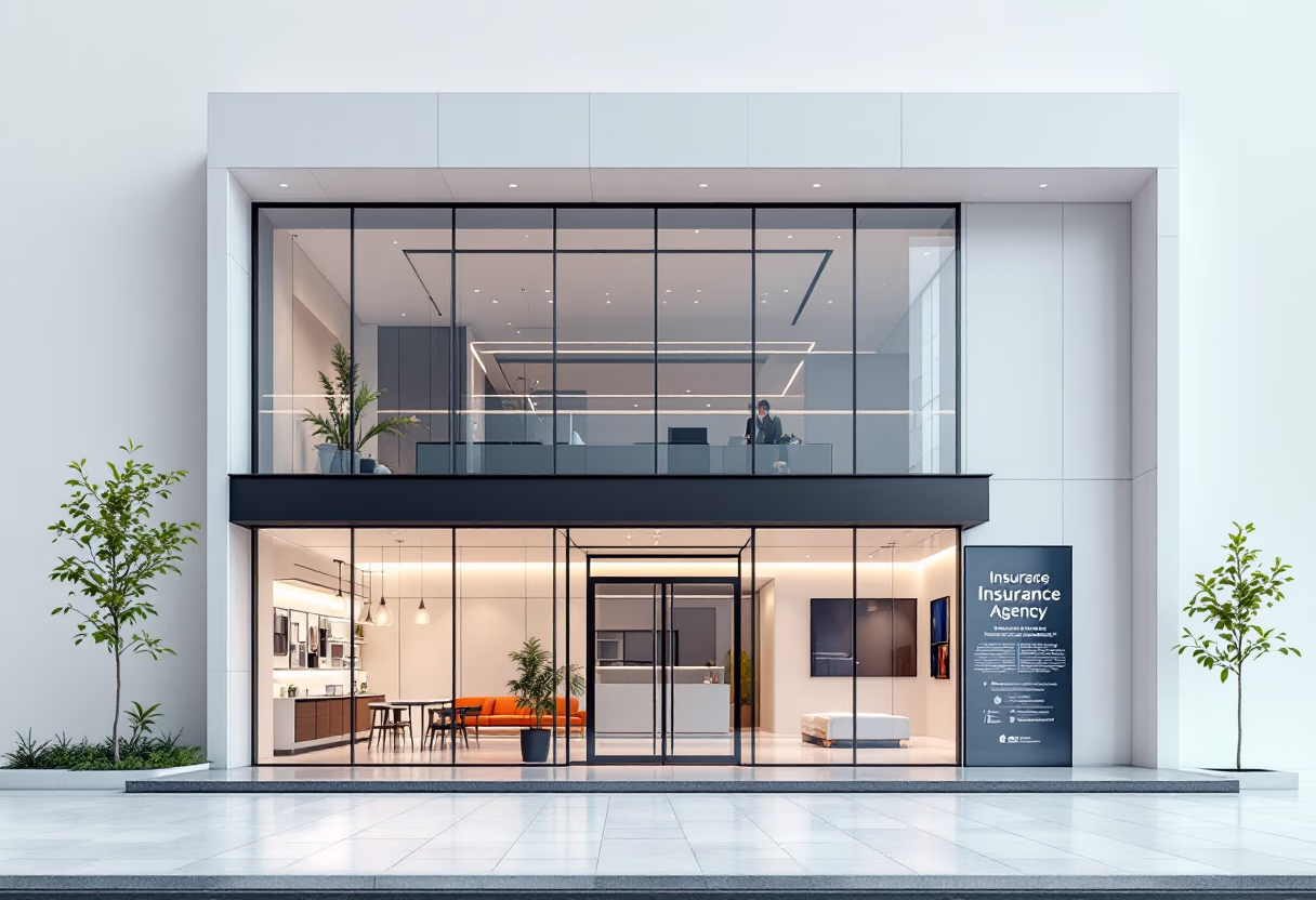 [background image] image of a modern building facade (for an insurance agency & company)
