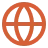 Globe icon representing the internet or global connectivity.