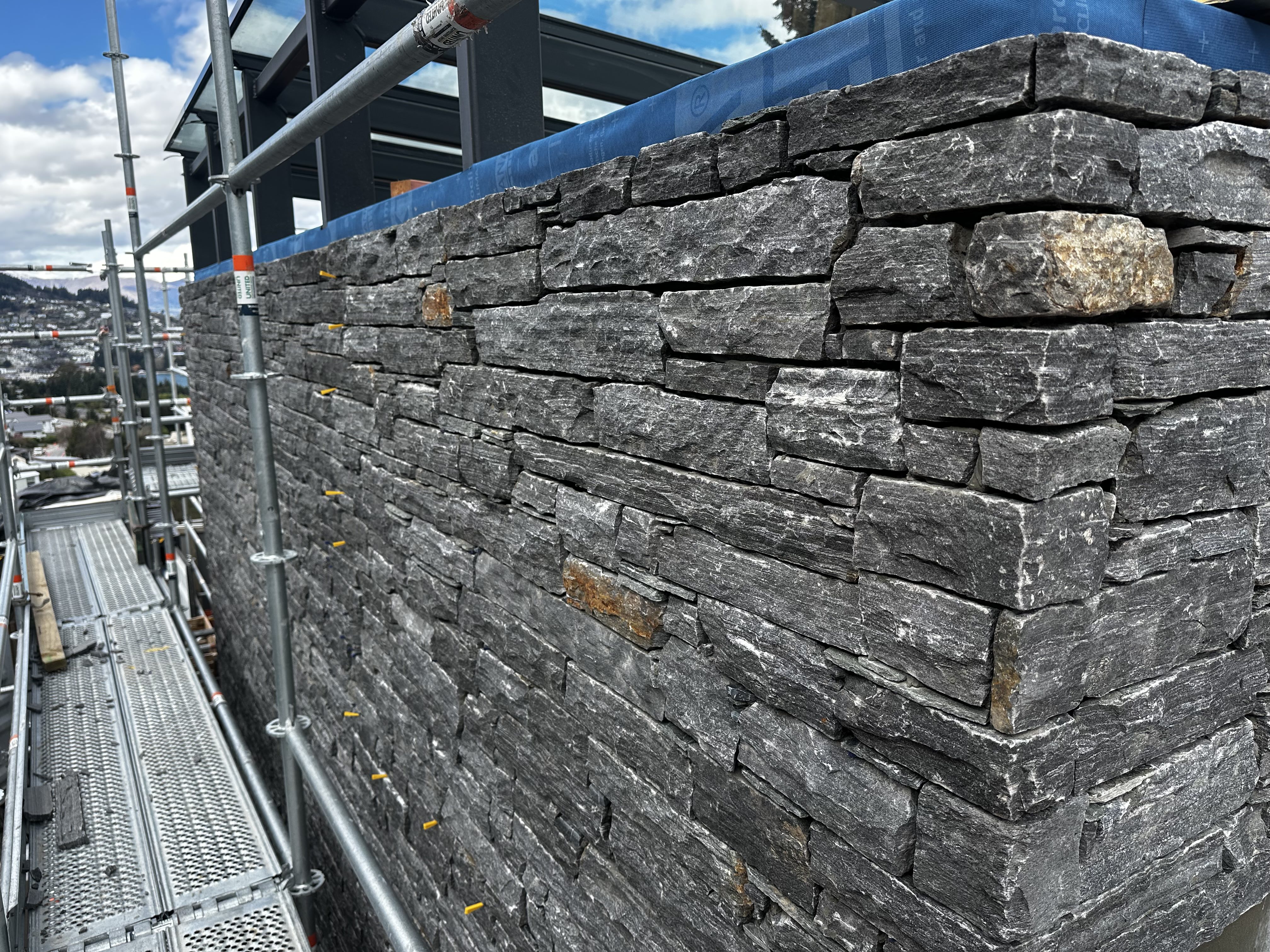 Dark Grey Queenstown schist veneer