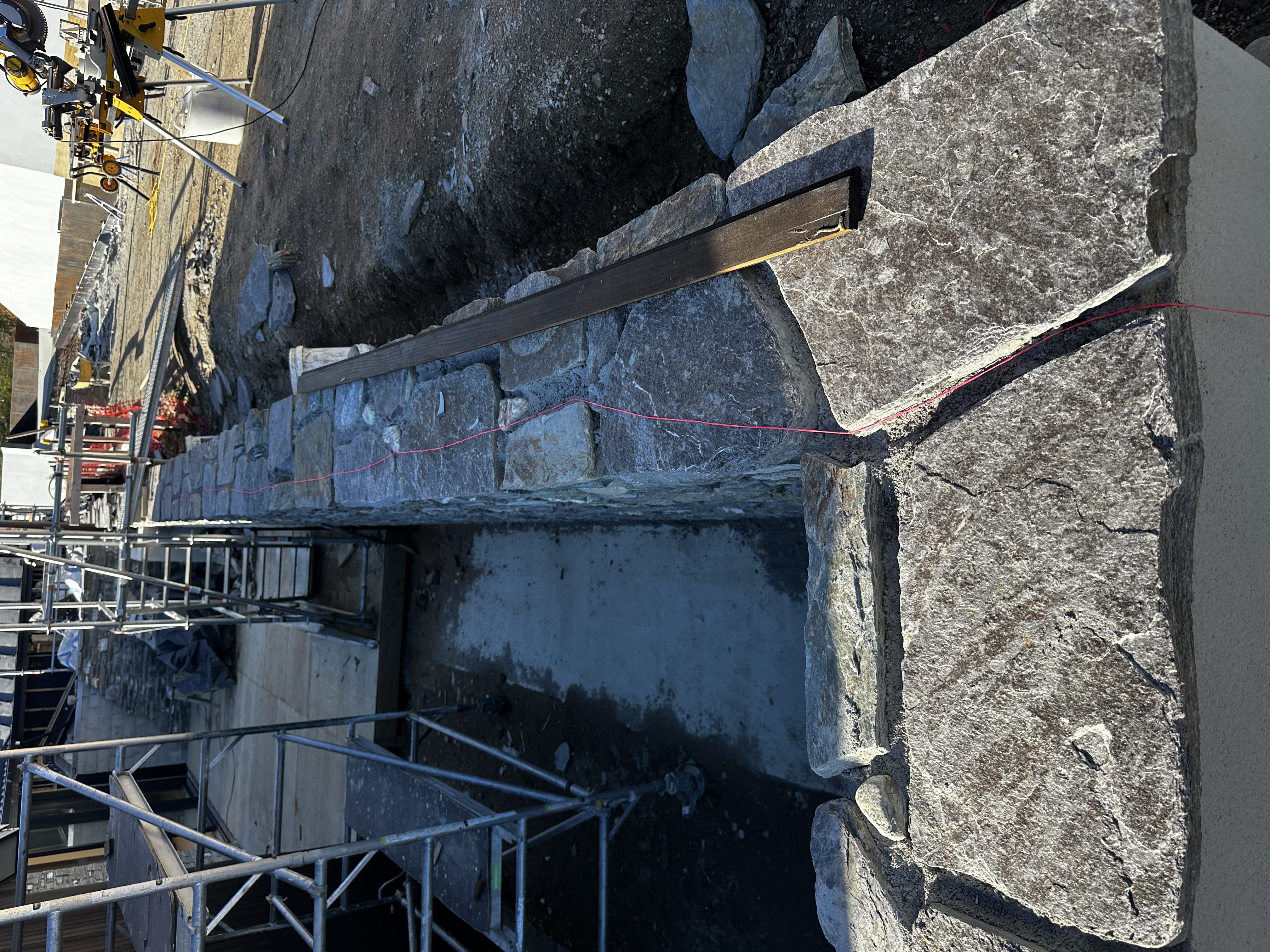 Summer schist installation 134